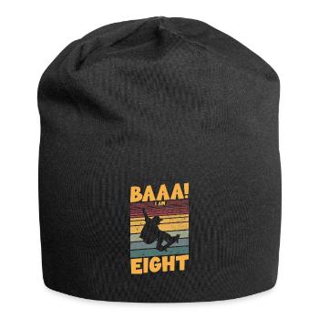 Baaa! J’ai huit ans - Bonnet en jersey - noir - Devant