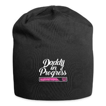 Pregnancy 2023 - Daddy Work in progress - - Jersey Beanie - black - Front