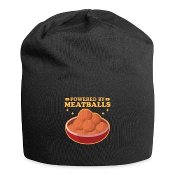 Boulettes de viande Boulettes de viande Boulettes de viande Cadeaux - Bonnet en jersey - noir - Devant