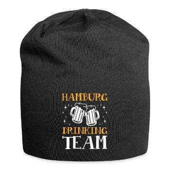 Hamburg Drinking Team - Jersey-Beanie - Schwarz - Vorne