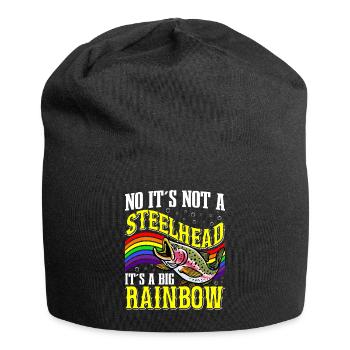 Funny Fishing Men Women - Jersey-Beanie - Schwarz - Vorne