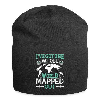 Cartographers - Jersey Beanie - charcoal grey - Front