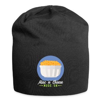 Macaroni and cheese | Mac and Cheese Gift - Jersey Beanie - black - Front