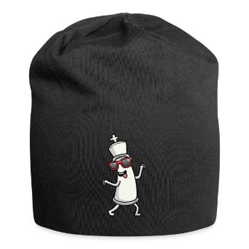 Dancing chess pieces Chess players - Jersey Beanie - black - Front