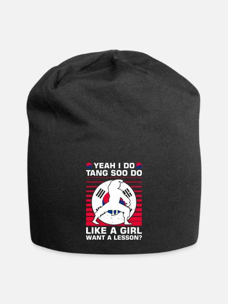 Tang Soo Do Geschenk - Jersey-Beanie - Schwarz