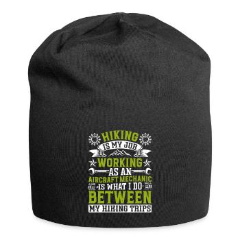 Love Avion aviation - Bonnet en jersey - noir - Devant