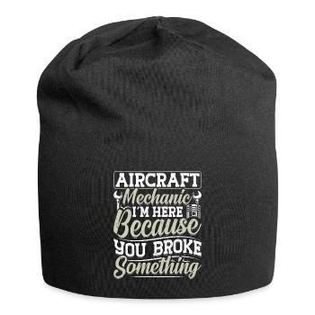 Love Avion aviation - Bonnet en jersey - noir - Devant