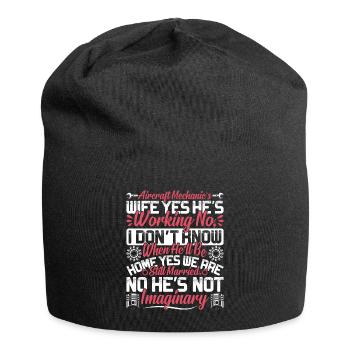 Love Avion aviation - Bonnet en jersey - noir - Devant
