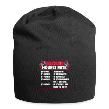 Hacker Horaire Sniffer Social Engineering - Bonnet en jersey - noir - Devant