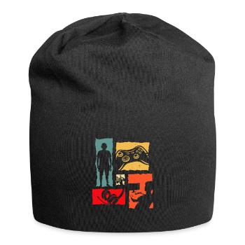 Dart Retro Dart Vintage Dart Player - Jersey Beanie - black - Front