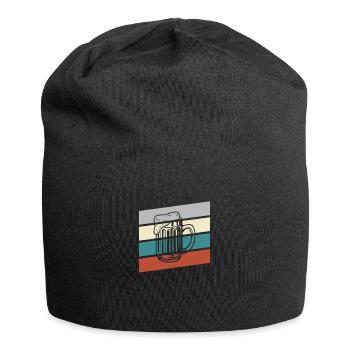 Beer Retro - Jersey Beanie - black - Front