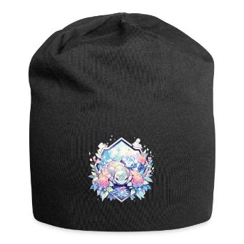 Turtle Lizard Turtle Baby Turtles - Jersey Beanie - black - Front