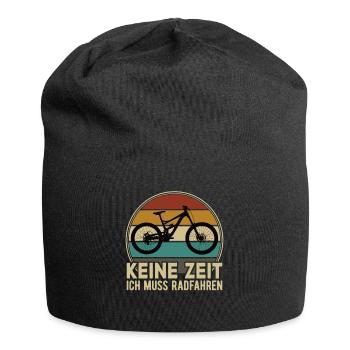 Keine Zeit Radfahren MTB Rennrad Fahrrad Rad - Jersey-Beanie - Schwarz - Vorne