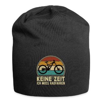 Keine Zeit Radfahren MTB Rennrad Fahrrad Rad - Jersey-Beanie - Schwarz - Vorne