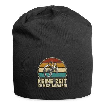 Keine Zeit Radfahren MTB Rennrad Fahrrad Rad - Jersey-Beanie - Schwarz - Vorne