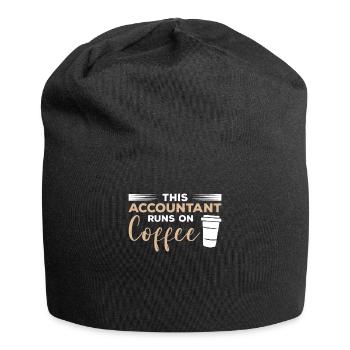 Ce comptable fonctionne sur Coffee Accounting CPA - Bonnet en jersey - noir - Devant