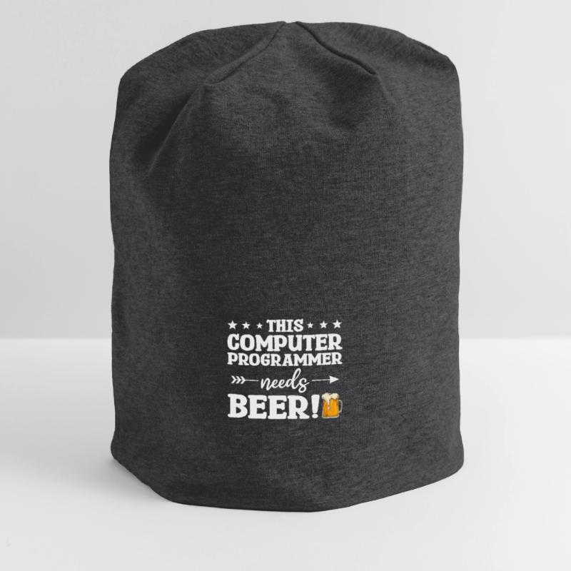 This Computer Programmer Needs Beer Programming Jersey Beanie