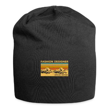 Vintage Fashion Designer Special Edition Designing - Jersey Beanie - black - Front