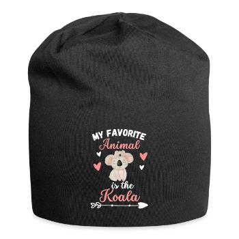 Backpacker Australie Animal Funny Cadeau Koala - Bonnet en jersey - noir - Devant