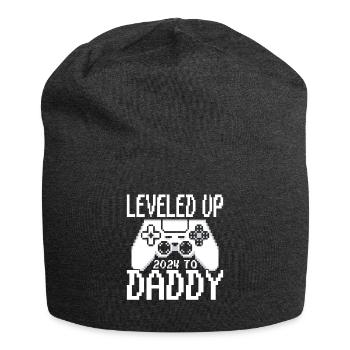 Pregnancy 2024 - Father-to-be - Daddy - Jersey Beanie - charcoal grey - Front