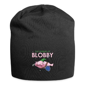 Conception de RPG pour un amoureux du blobfish - Bonnet en jersey - noir - Devant