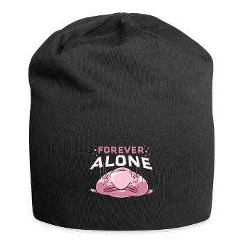 Blobfisch - Jersey-Beanie - Schwarz - Vorne