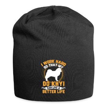 Work for my Do Khyi Tibetan Mastiff - Jersey Beanie - black - Front