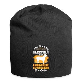 Vorsicht vor dem Hannoverscher Schweißhund - Jersey-Beanie - Schwarz - Vorne