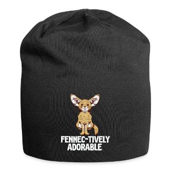 Fennec-tively Adorable Fennec Fox Owner Fennec - Jersey Beanie - black - Front