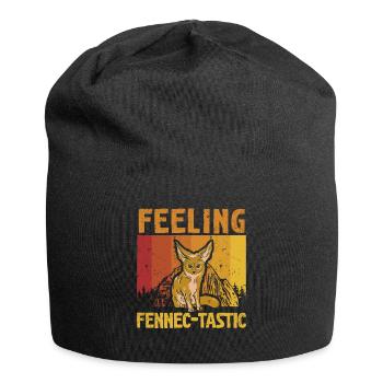 Fennek-tastisch Fühlen Fennek Fuchs Besitzer - Jersey-Beanie - Schwarz - Vorne