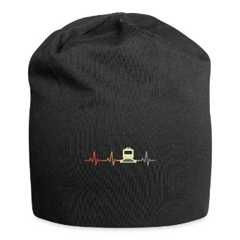Trains ECG palpitations - Jersey Beanie - black - Front