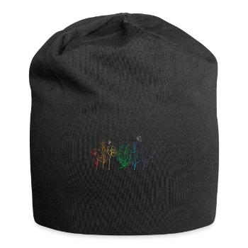 Pride Wildflowers Chemise Botanical Rainbow LGBT - Bonnet en jersey - noir - Devant