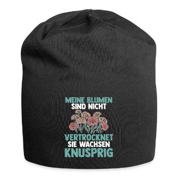 Gartenarbeit Hobbygärtner Gärtner Garten - Jersey-Beanie - Schwarz - Vorne