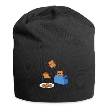 Toast - Jersey-Beanie - Schwarz - Vorne