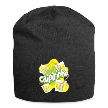 Caipirinha Cocktail Alcohol Party - Jersey Beanie - charcoal grey - Front