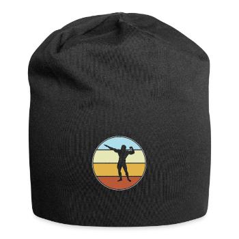 Body building Retro - Jersey Beanie - black - Front