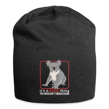 Koala Koala Bears Koalas Koala Bear Cadeau - Bonnet en jersey - noir - Devant