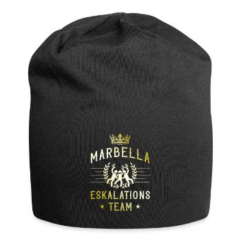 Marbella Eskalation - Jersey-Beanie - Schwarz - Vorne