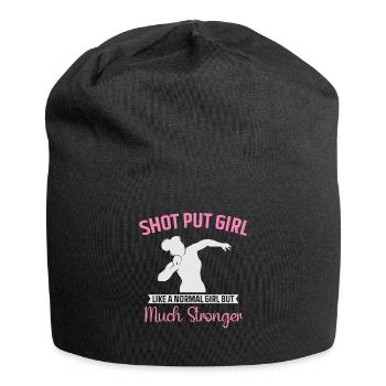 Shot Put Throwing Athletics - Jersey Beanie - black - Front