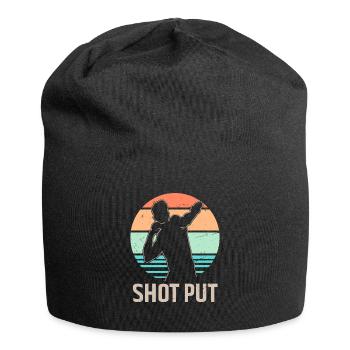 Shot Put Throwing Athletics - Jersey Beanie - black - Front