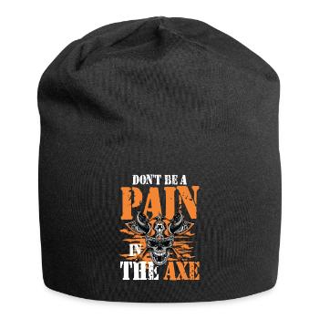 Funny Viking Saying für einen Wikinger und - Jersey-Beanie - Schwarz - Vorne