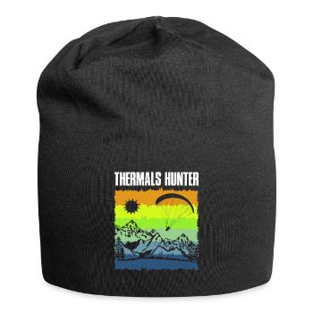 Chasseurs thermiques parapentes pilotes pilotes - Bonnet en jersey - noir - Devant