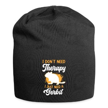 Just need my gerbil rodent Gerbil - Jersey Beanie - black - Front