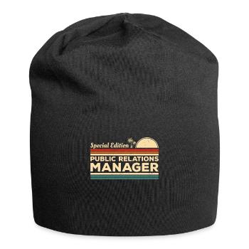 Vintage Special Edition Public Relations Manager - Jersey Beanie - black - Front