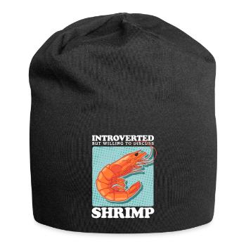 Crab Shrimp Crab Lover Crab Gift - Jersey Beanie - black - Front