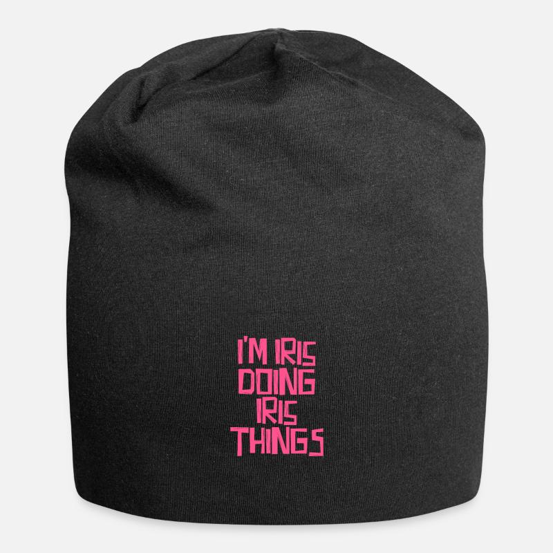 I'm Iris doing Iris things - Jersey-Beanie - Schwarz