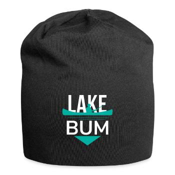 Lake Bum Lake Life Lover - Jersey Beanie - black - Front