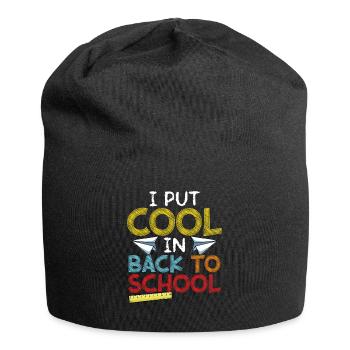 Ich Habe Den Schulanfang Cool Gemacht - Jersey-Beanie - Schwarz - Vorne