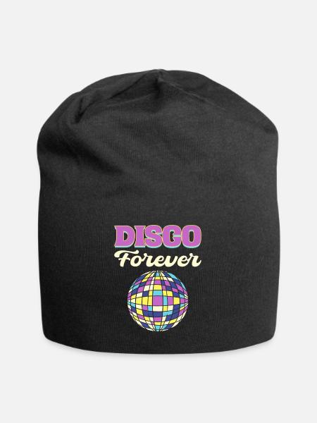 Disco Forever Disco Fanatic - Bonnet en jersey - noir