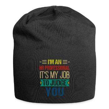 Human Resources Hr Manager Job Beruf - Jersey-Beanie - Schwarz - Vorne